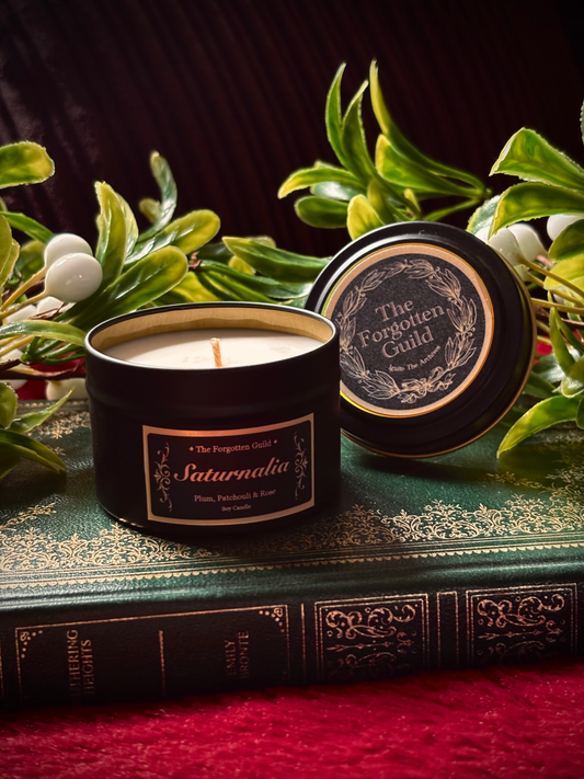 Saturnalia - Scented Soy Candle, Plum and Patchouli