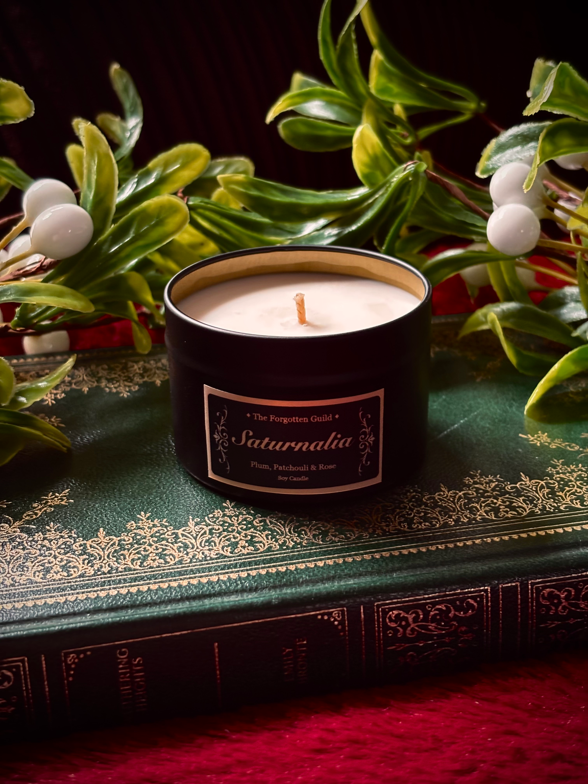 Saturnalia - Scented Soy Candle, Plum and Patchouli