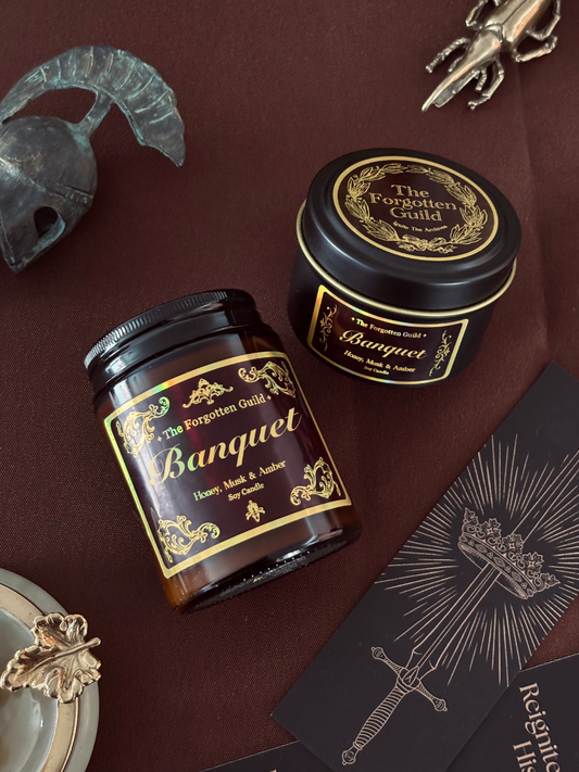 Banquet - Scented Soy Candle, Honey and Musk