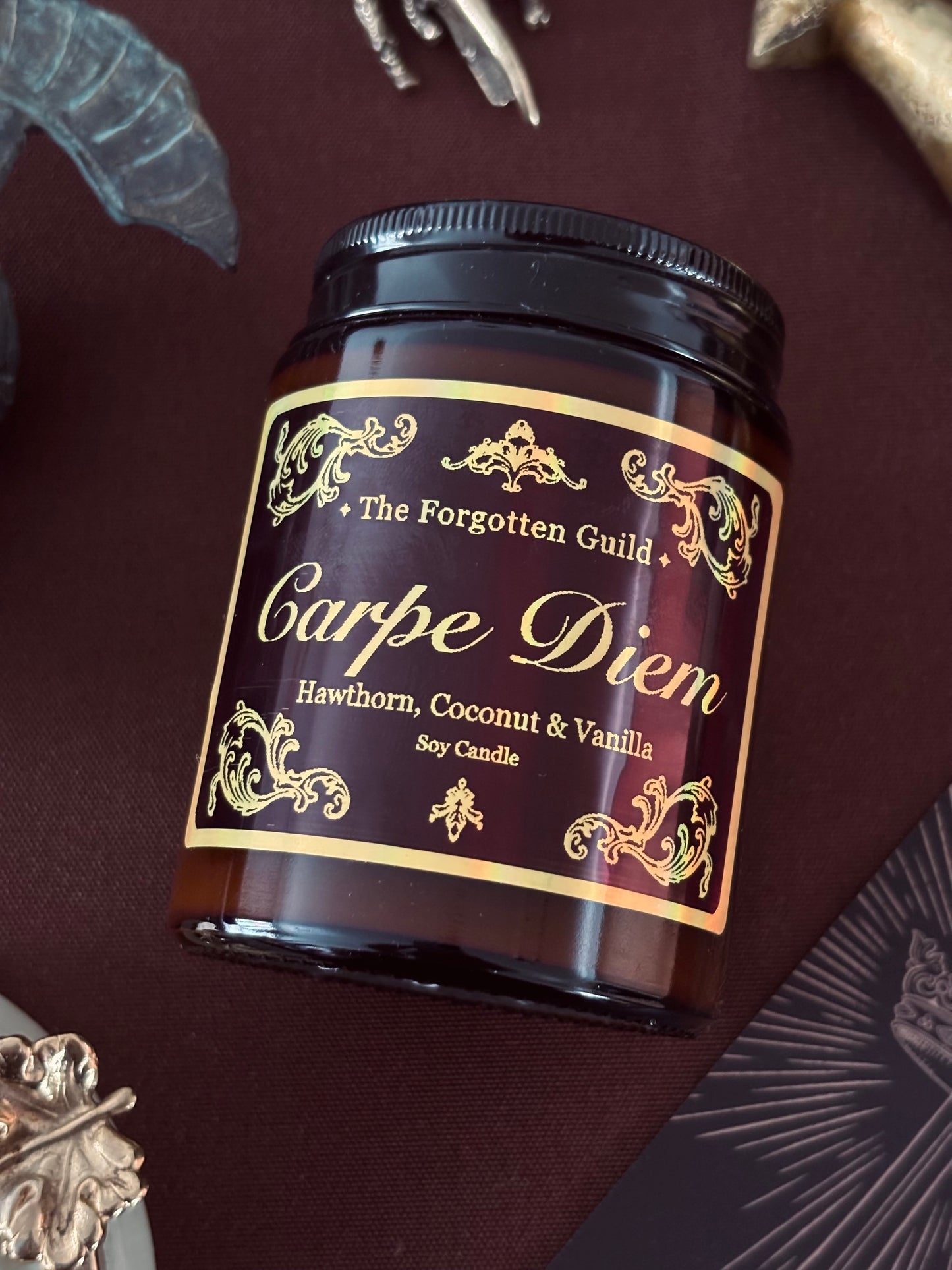 Carpe Diem - Scented Soy Candle, Hawthorn and Coconut
