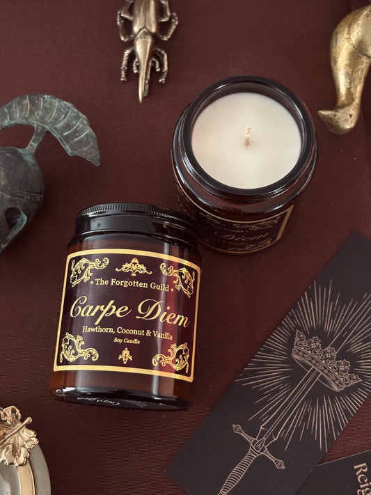 Carpe Diem - Scented Soy Candle, Hawthorn and Coconut
