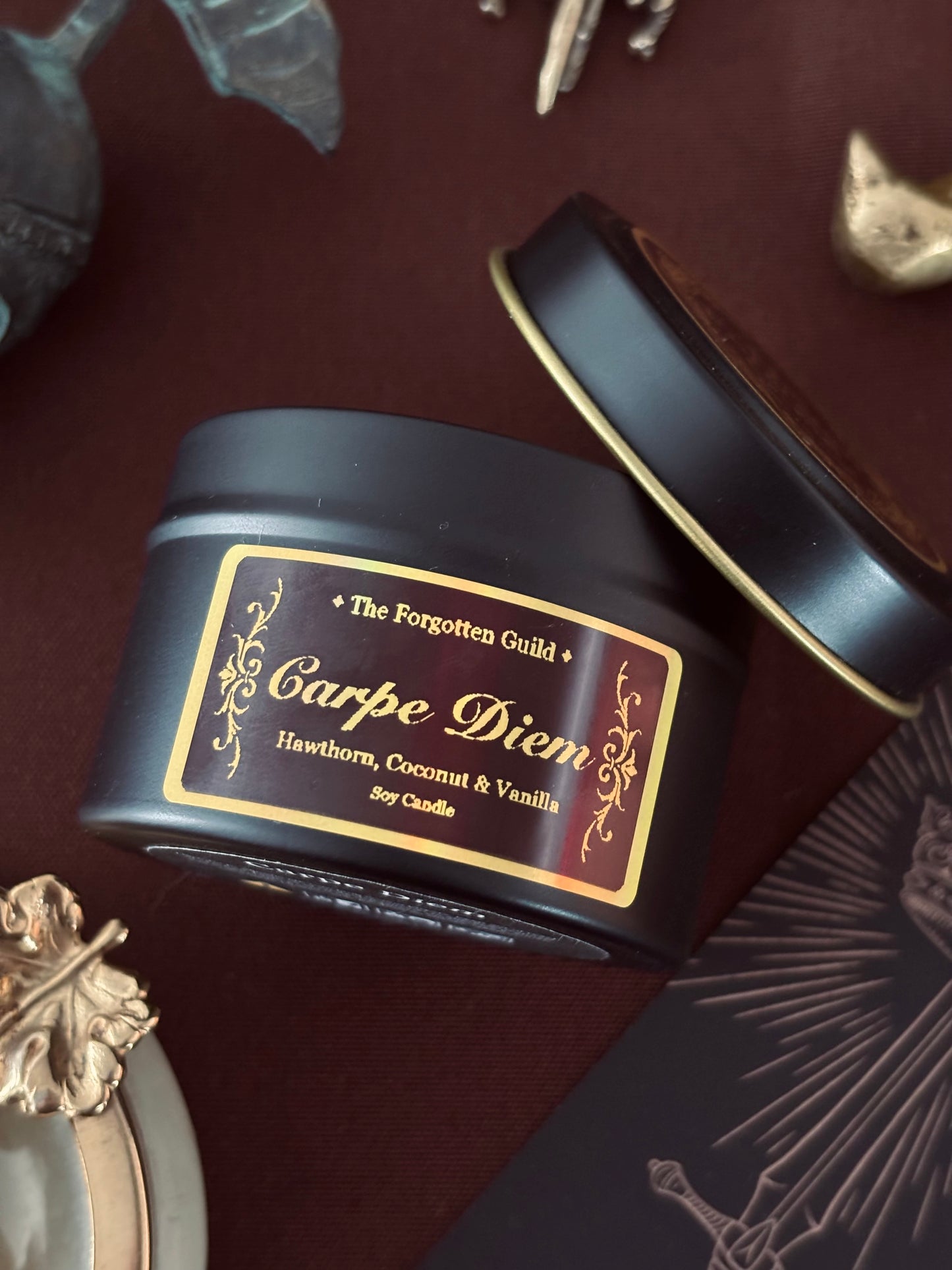 Carpe Diem - Scented Soy Candle, Hawthorn and Coconut