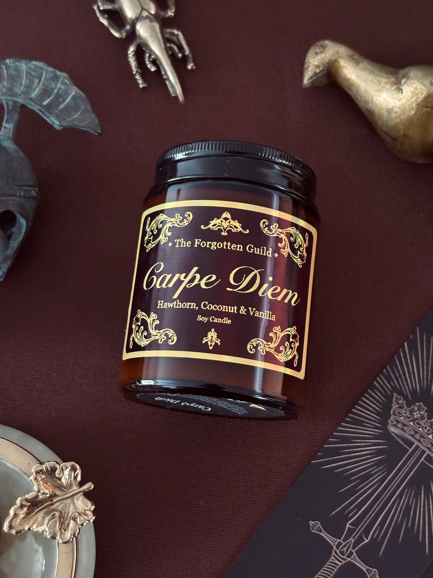 Carpe Diem - Scented Soy Candle, Hawthorn and Coconut