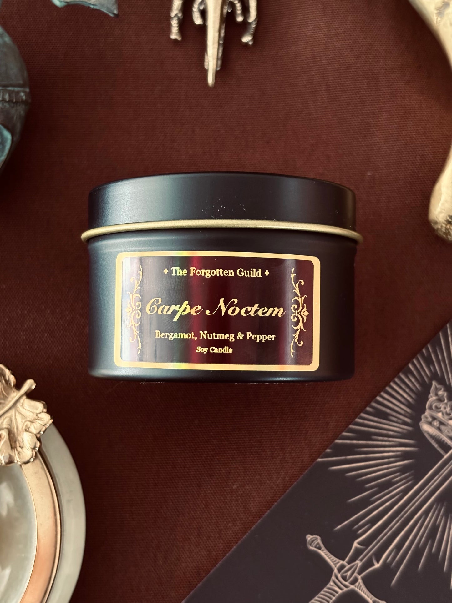 Carpe Noctem - Scented Soy Candle, Bergamot and Pepper