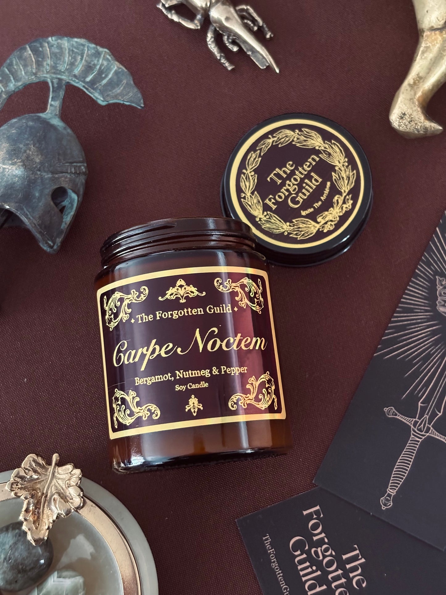 Carpe Noctem - Scented Soy Candle, Bergamot and Pepper