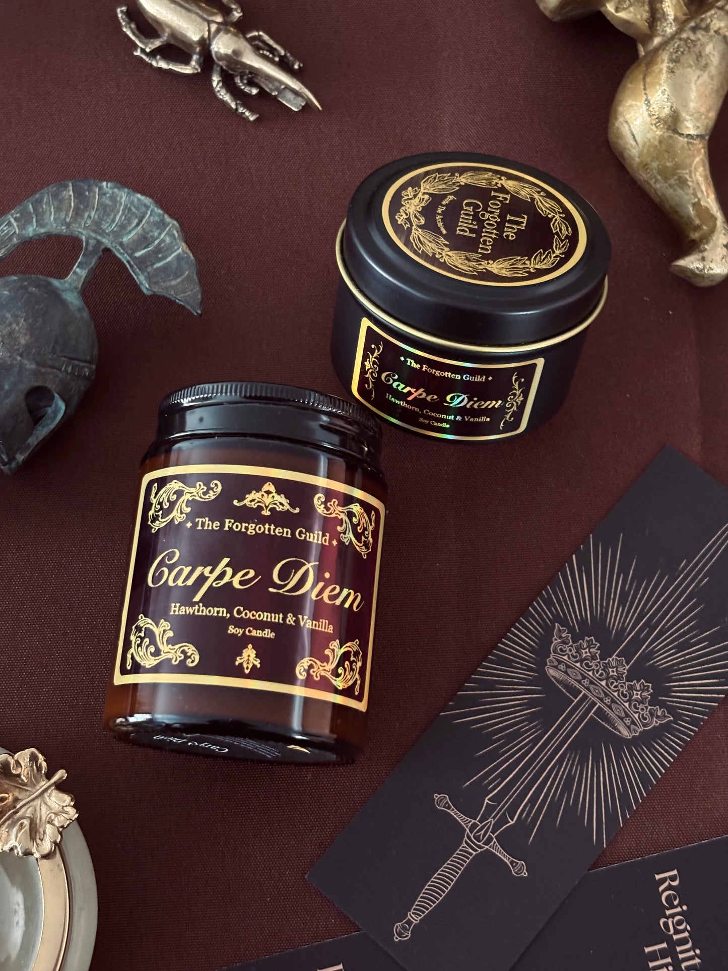 Carpe Diem - Scented Soy Candle, Hawthorn and Coconut