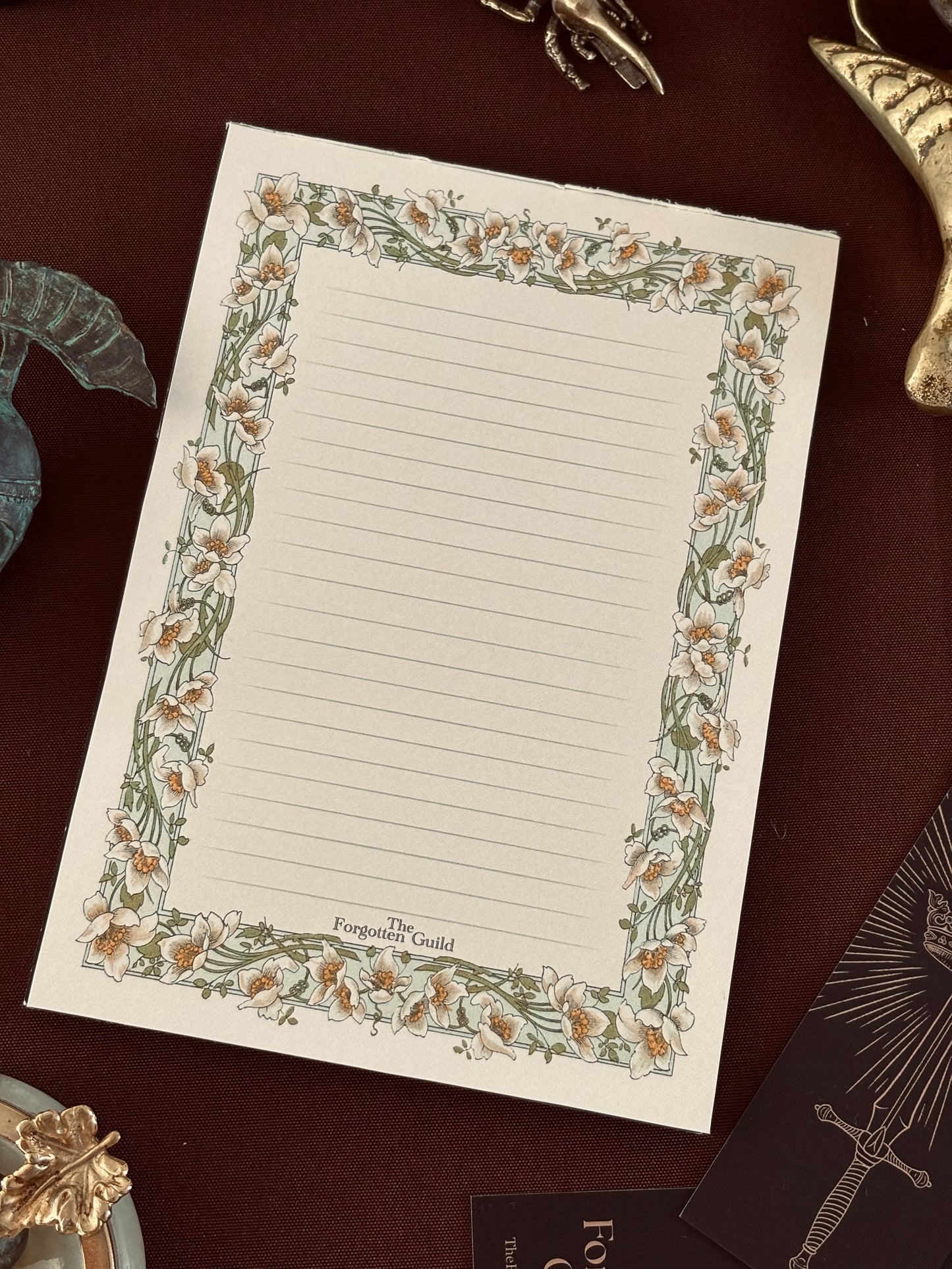 Whispered Windflower - 50 Sheet, A5 Writing Pad