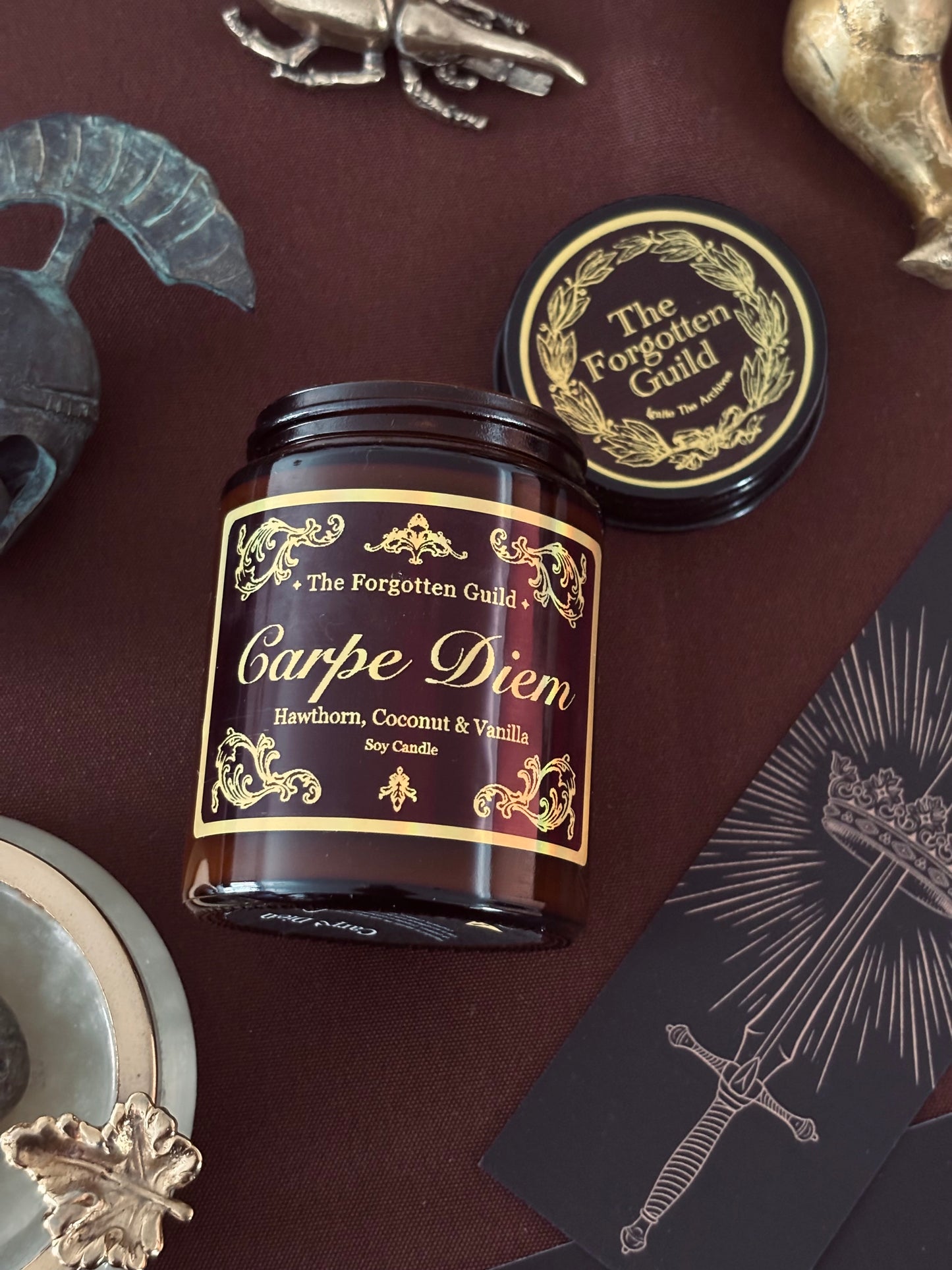 Carpe Diem - Scented Soy Candle, Hawthorn and Coconut