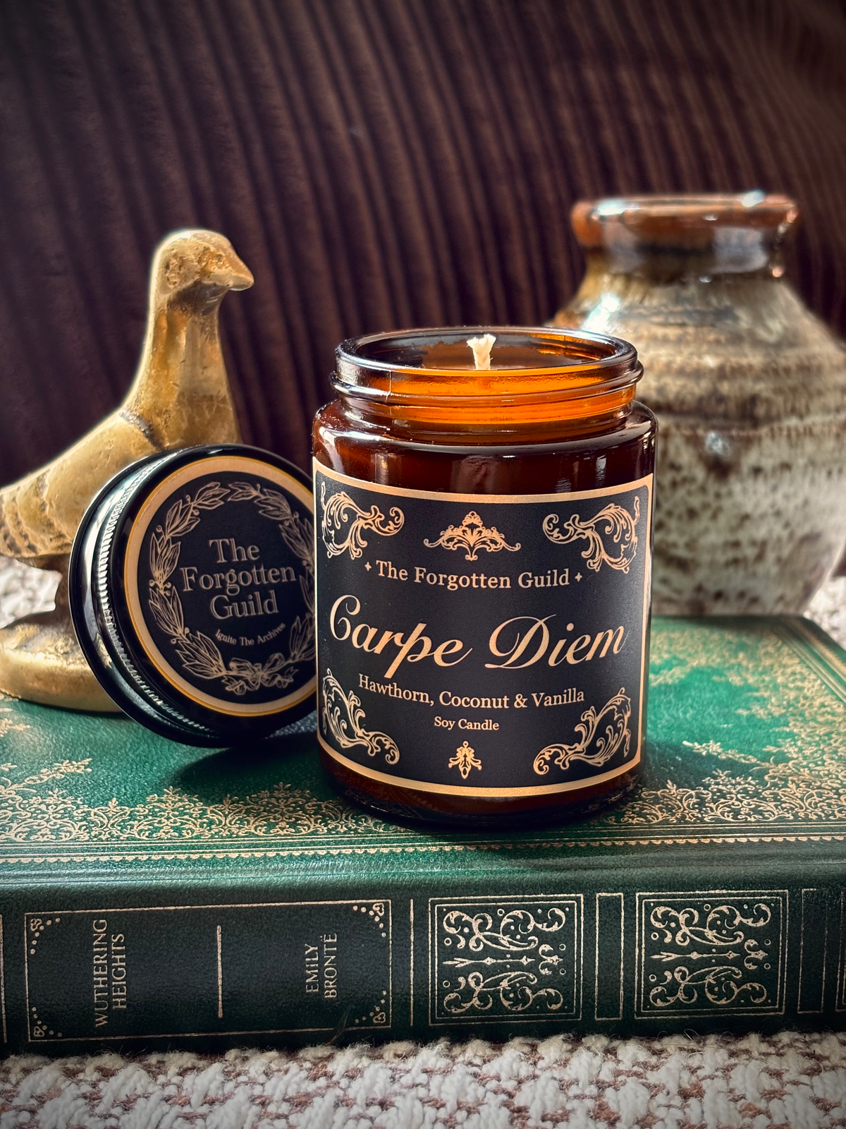 Carpe Diem - Scented Soy Candle, Hawthorn and Coconut