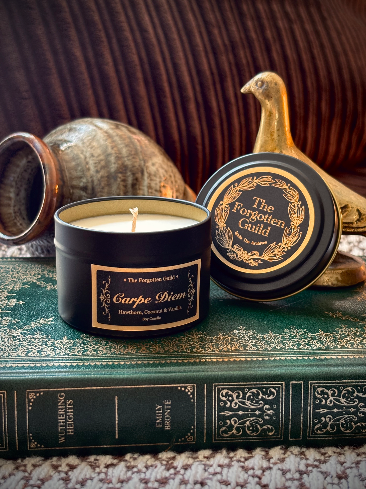 Carpe Diem - Scented Soy Candle, Hawthorn and Coconut