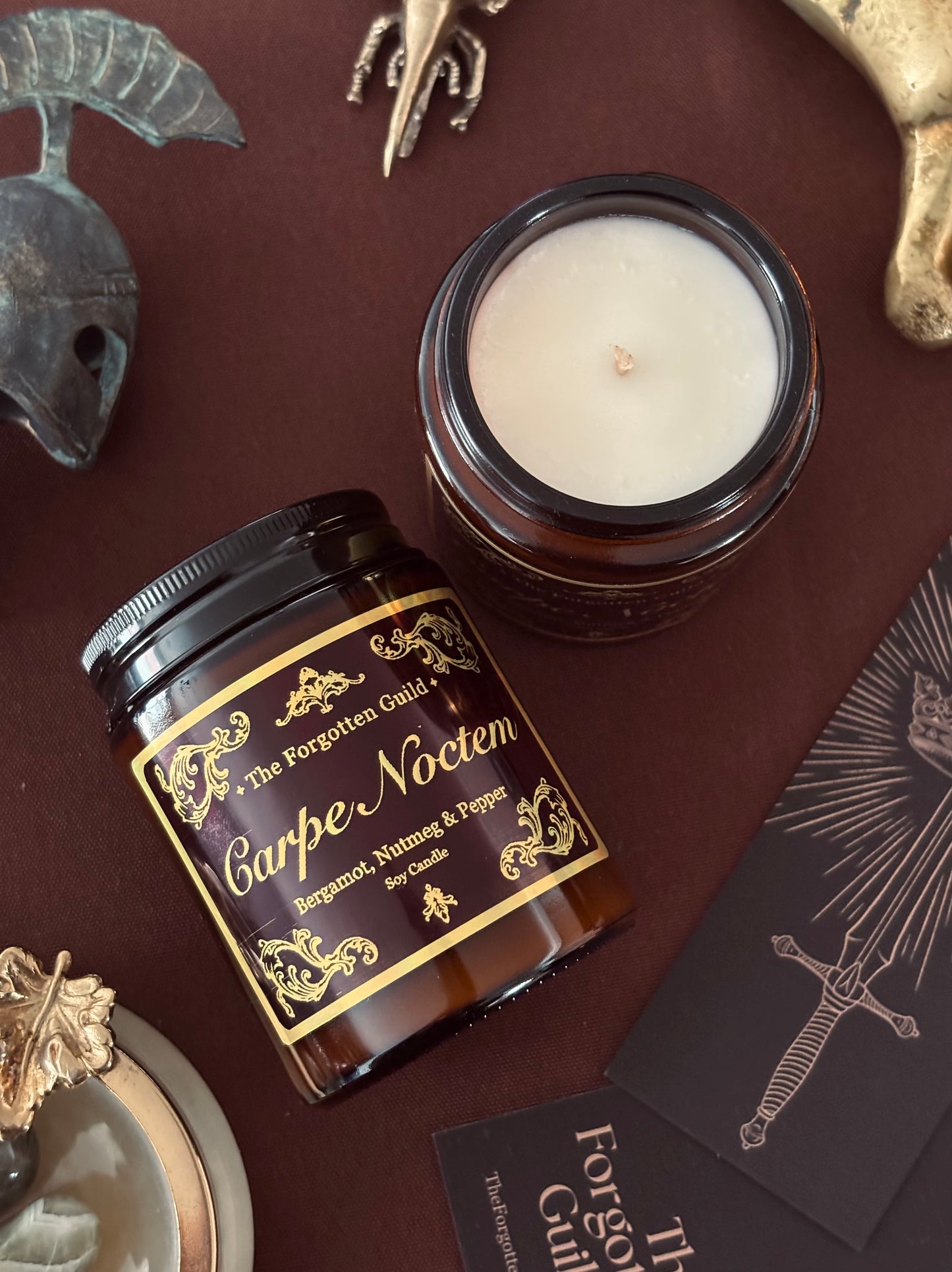 Carpe Noctem - Scented Soy Candle, Bergamot and Pepper