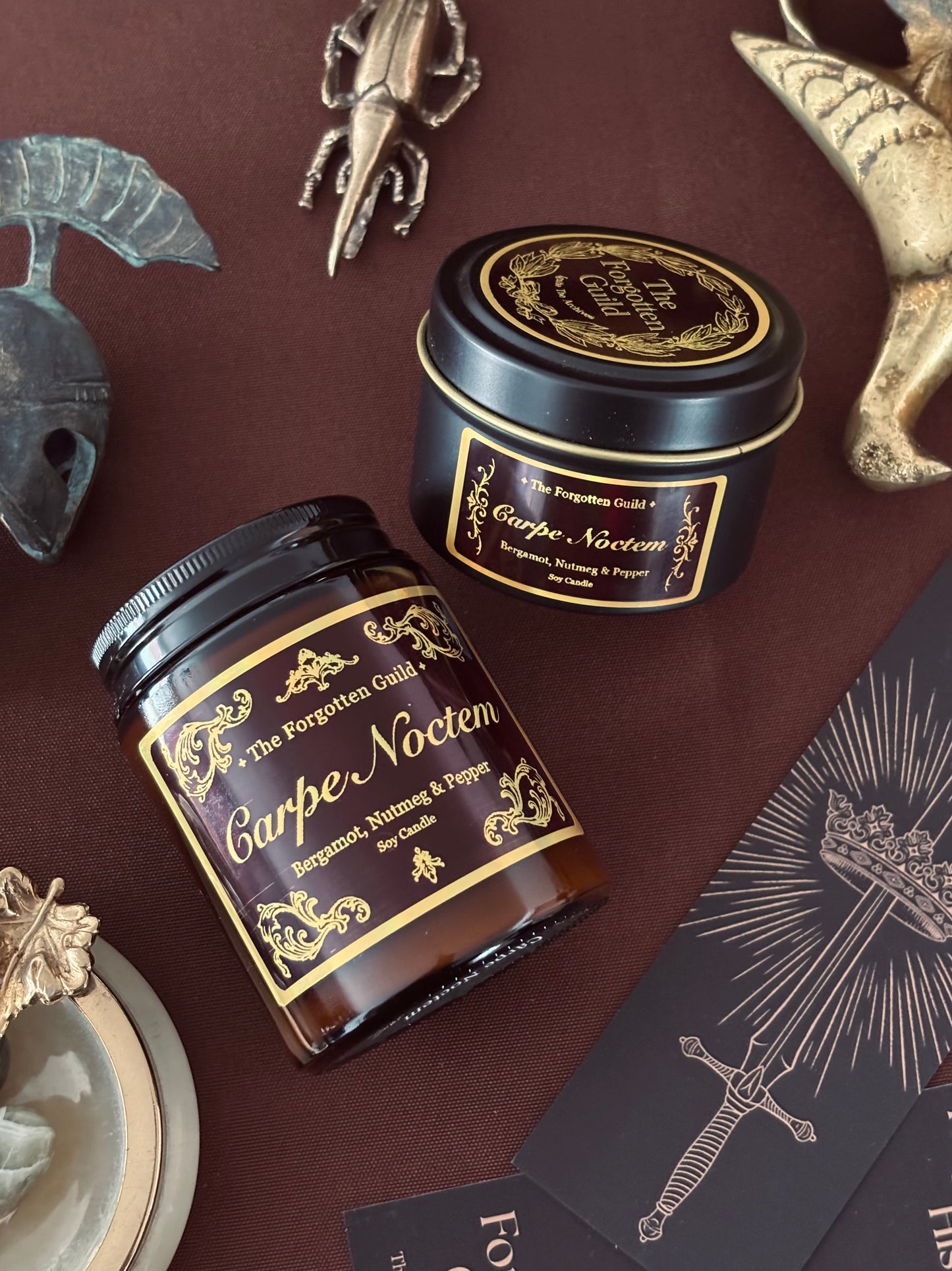 Carpe Noctem - Scented Soy Candle, Bergamot and Pepper