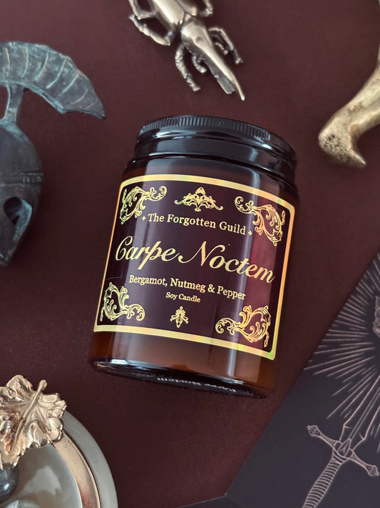 Carpe Noctem - Scented Soy Candle, Bergamot and Pepper