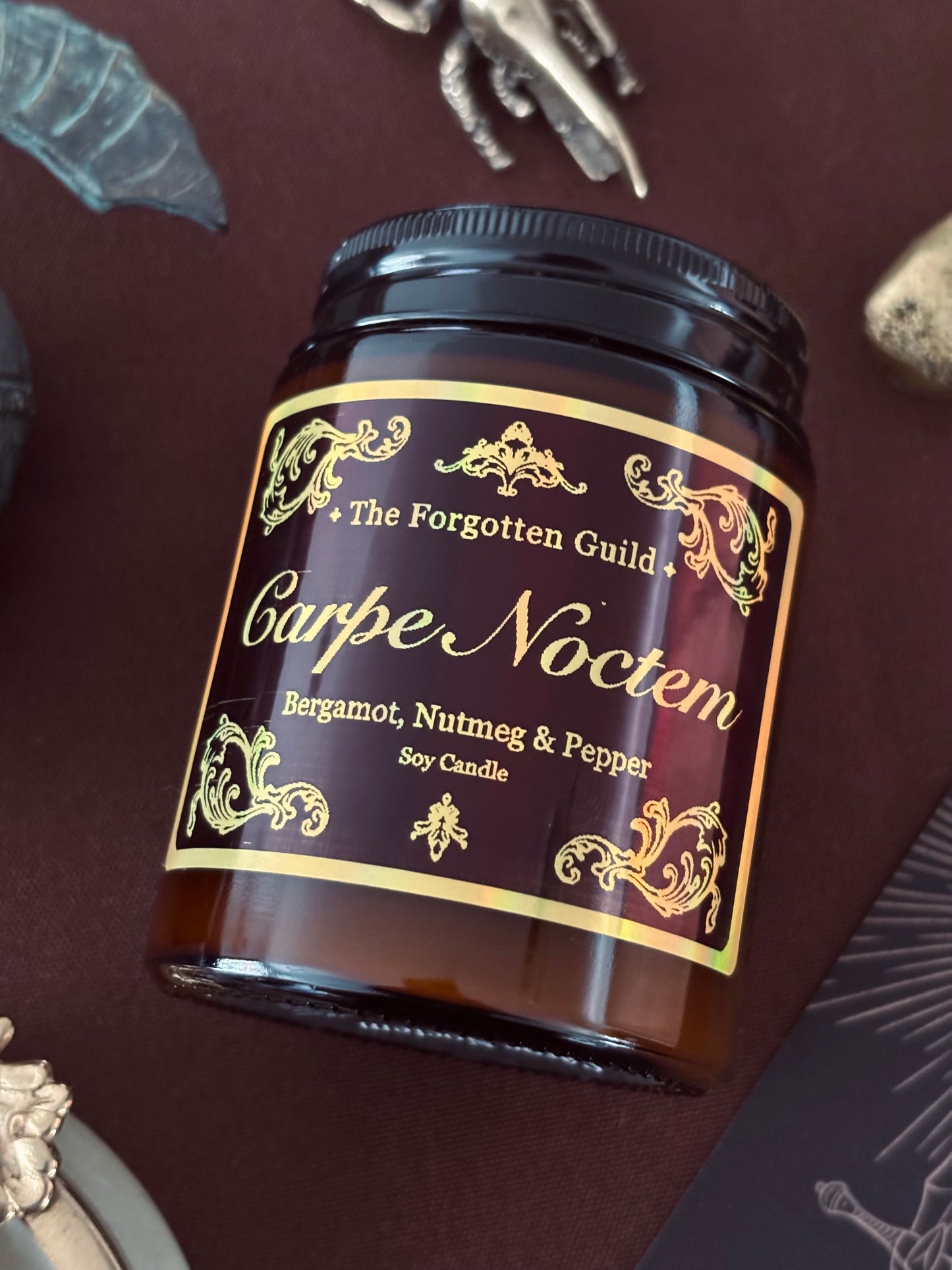 Carpe Noctem - Scented Soy Candle, Bergamot and Pepper