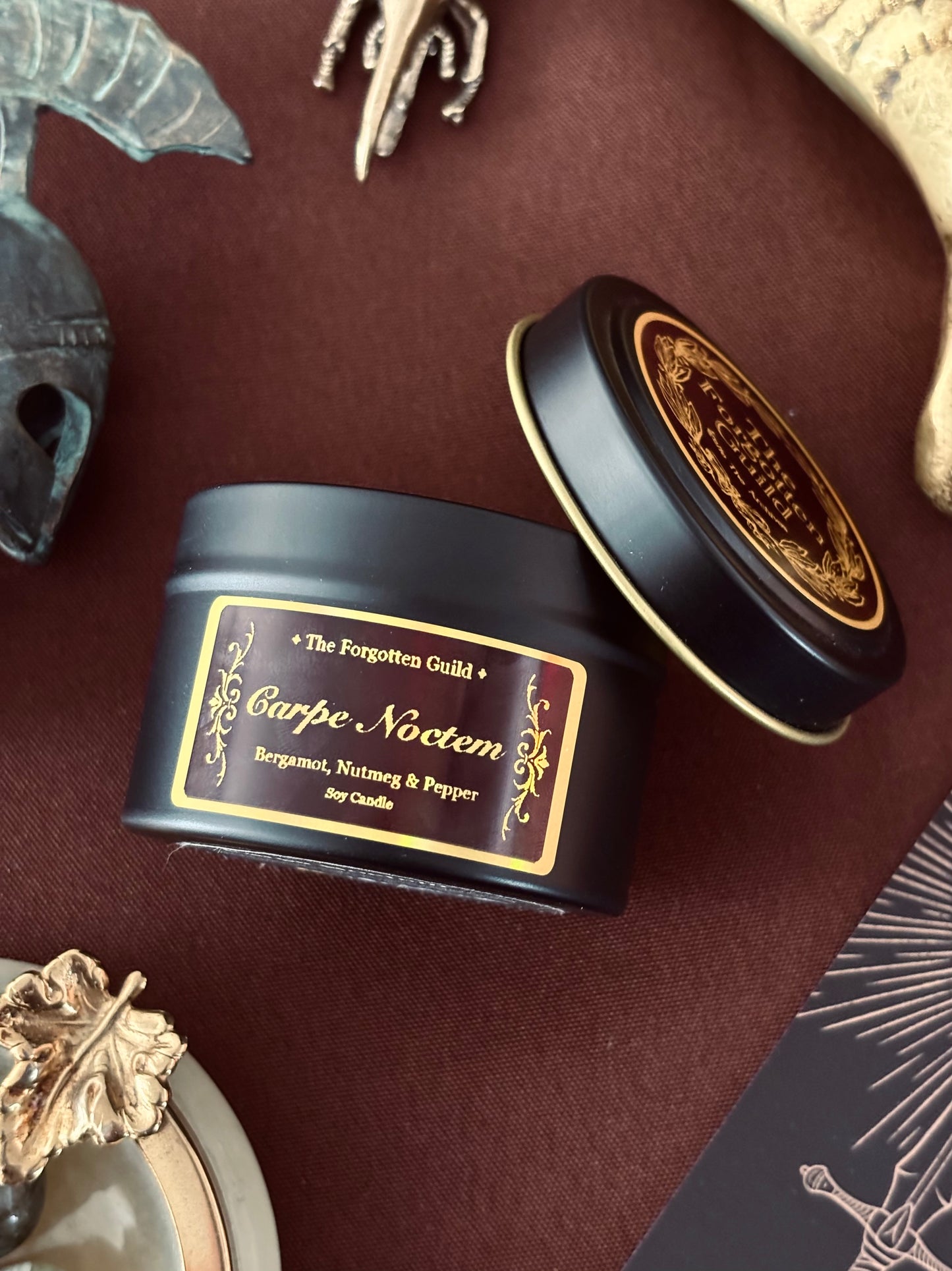Carpe Noctem - Scented Soy Candle, Bergamot and Pepper