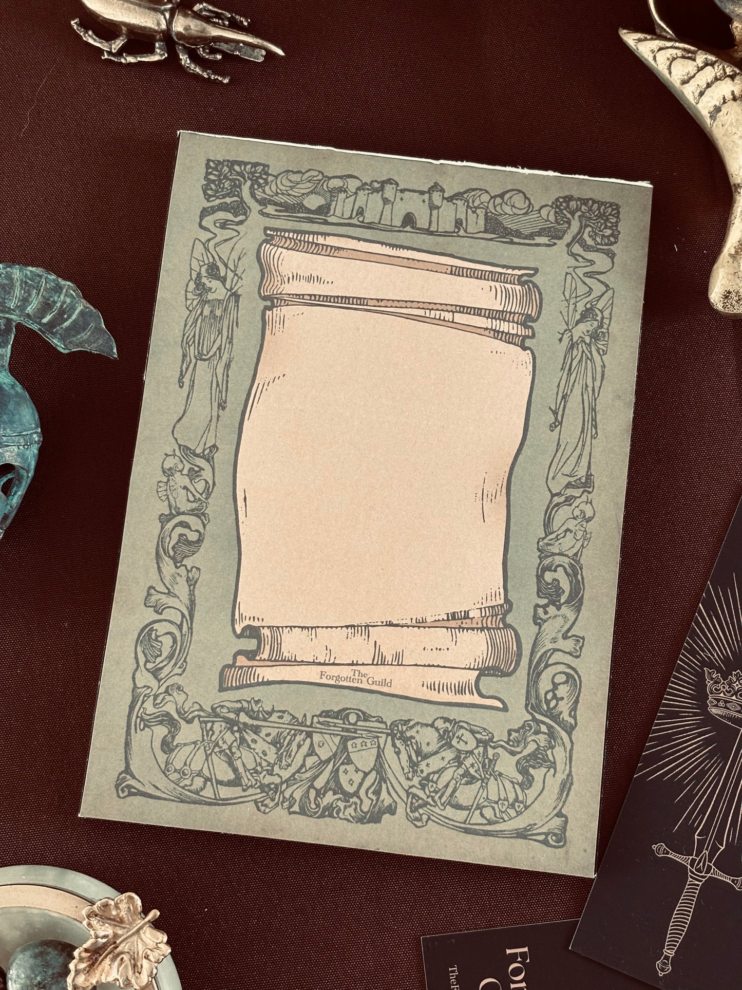 The Lost Scroll - 50 Sheets, A5 Writing Pad