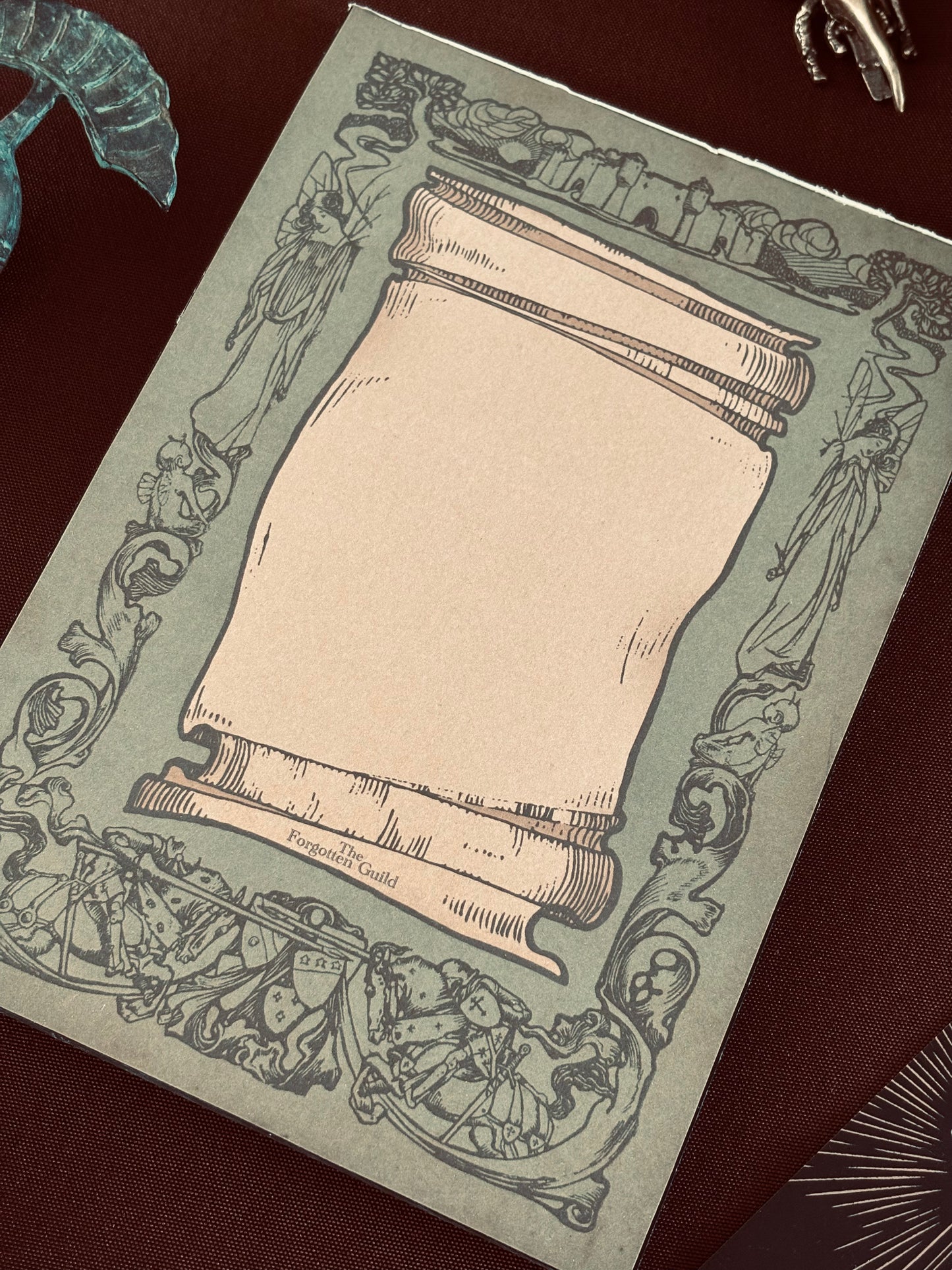 The Lost Scroll - 50 Sheets, A5 Writing Pad