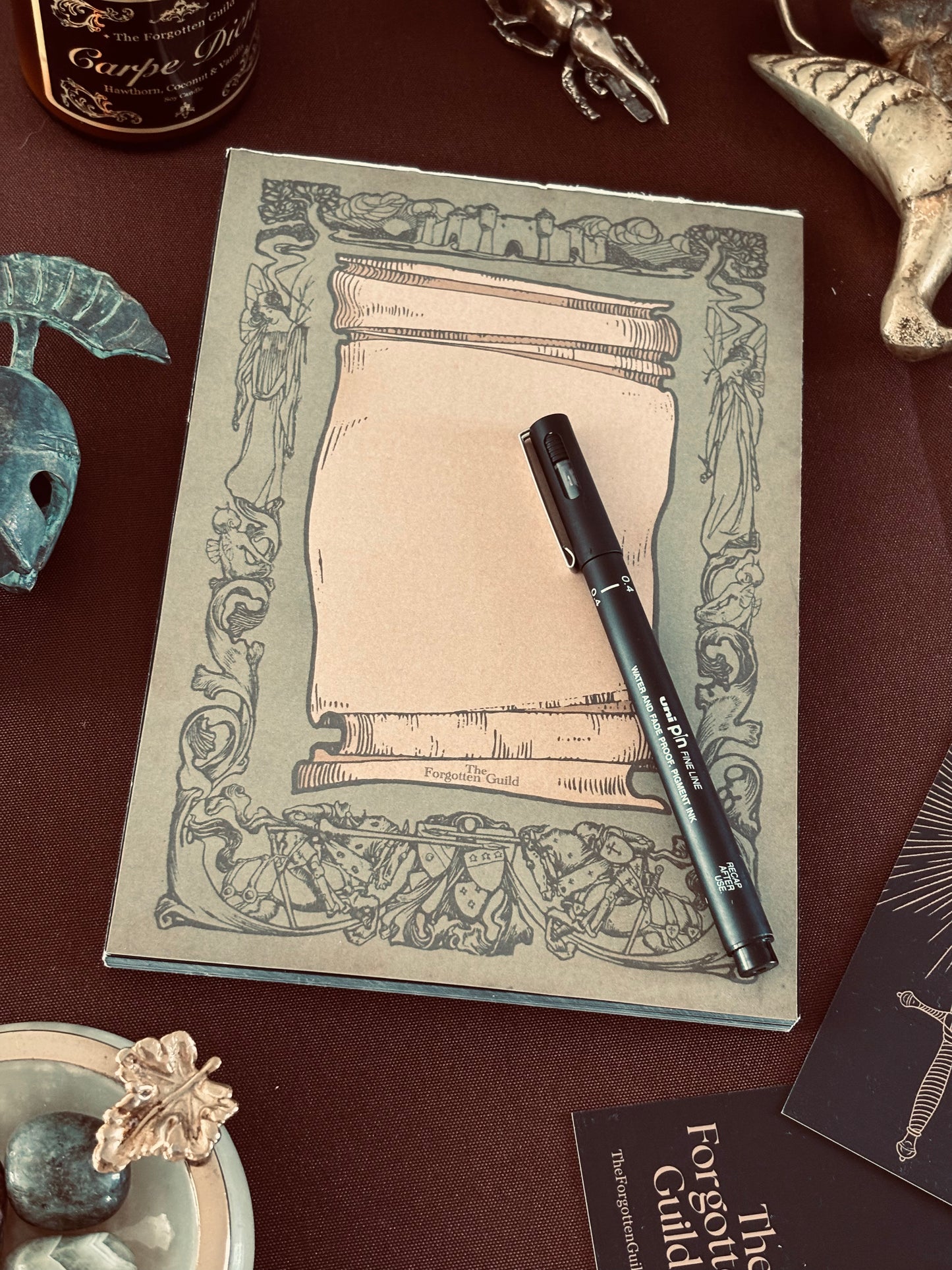 The Lost Scroll - 50 Sheets, A5 Writing Pad
