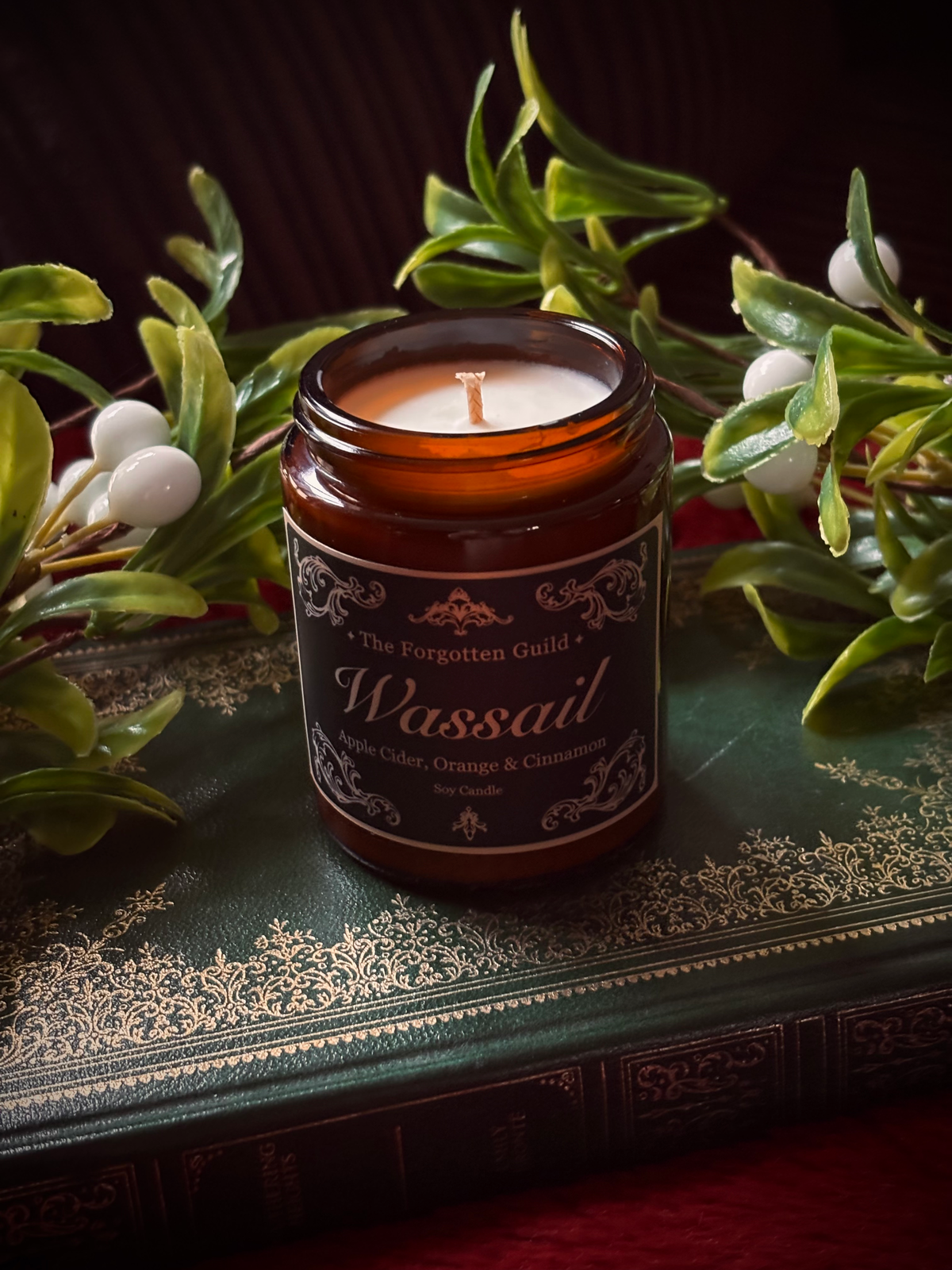 Wassail - Scented Soy Candle, Apple Cider and Cinnamon