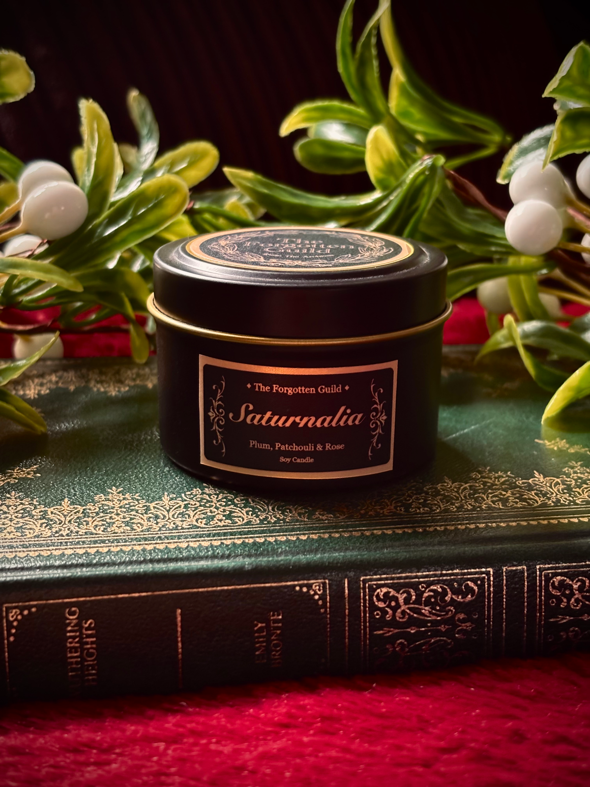 Saturnalia - Scented Soy Candle, Plum and Patchouli