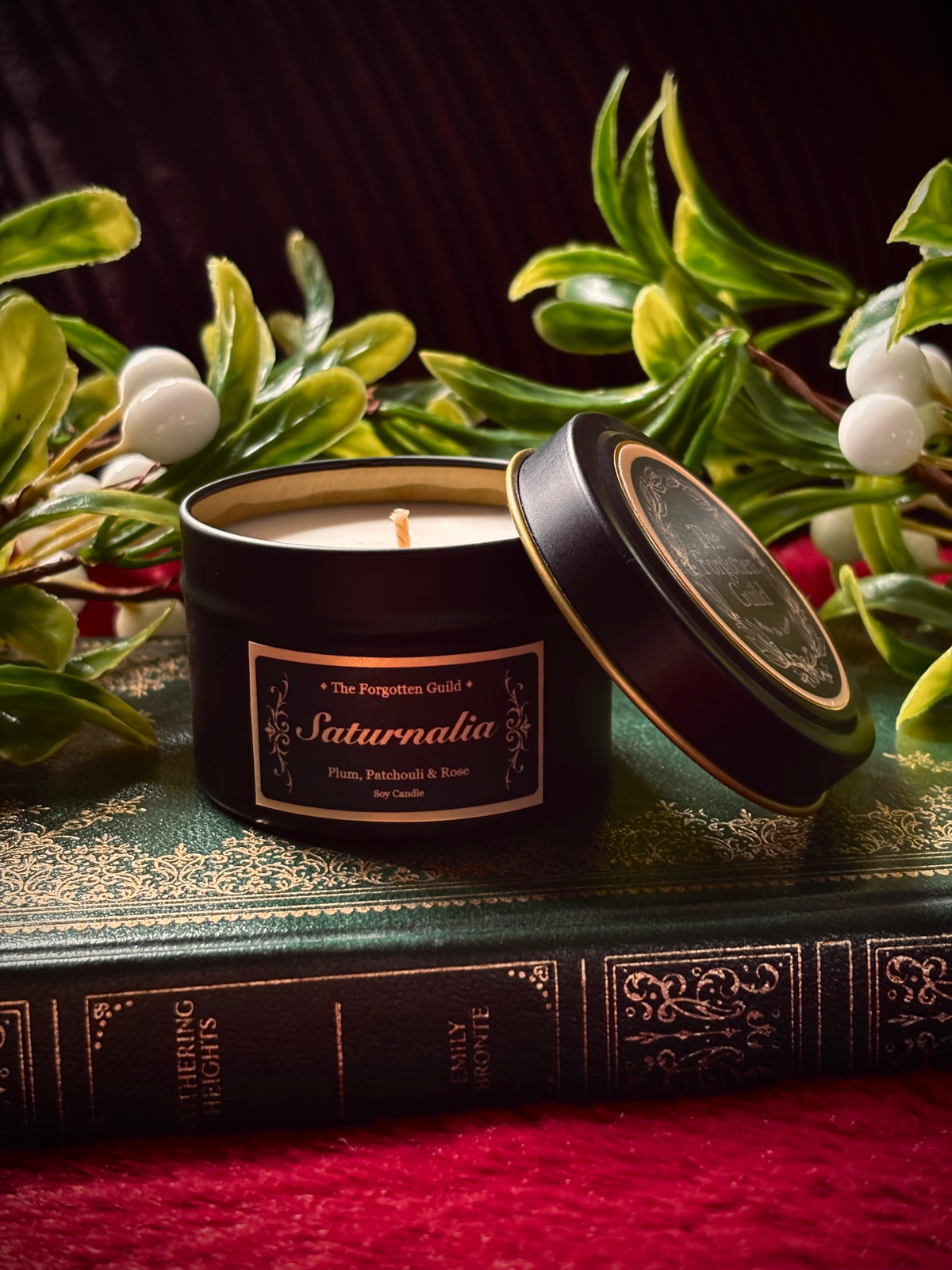 Saturnalia - Scented Soy Candle, Plum and Patchouli