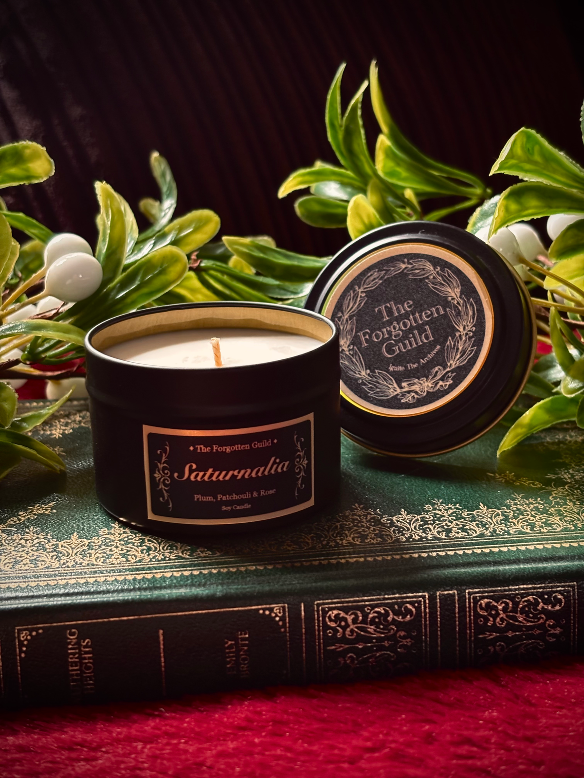Saturnalia - Scented Soy Candle, Plum and Patchouli