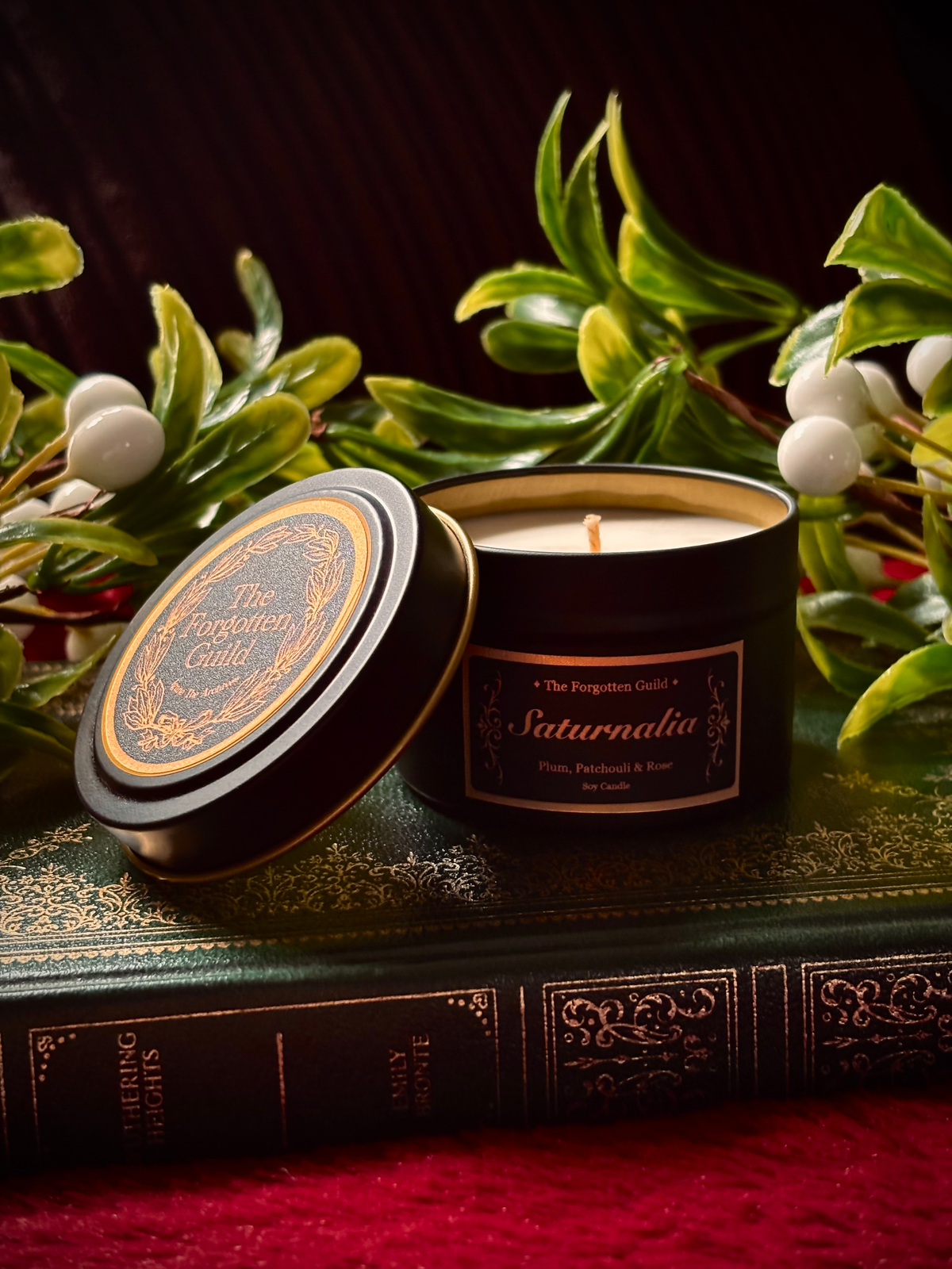 Saturnalia - Scented Soy Candle, Plum and Patchouli