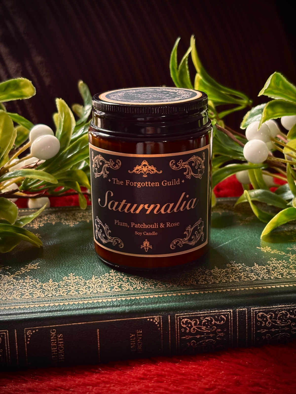Saturnalia - Scented Soy Candle, Plum and Patchouli