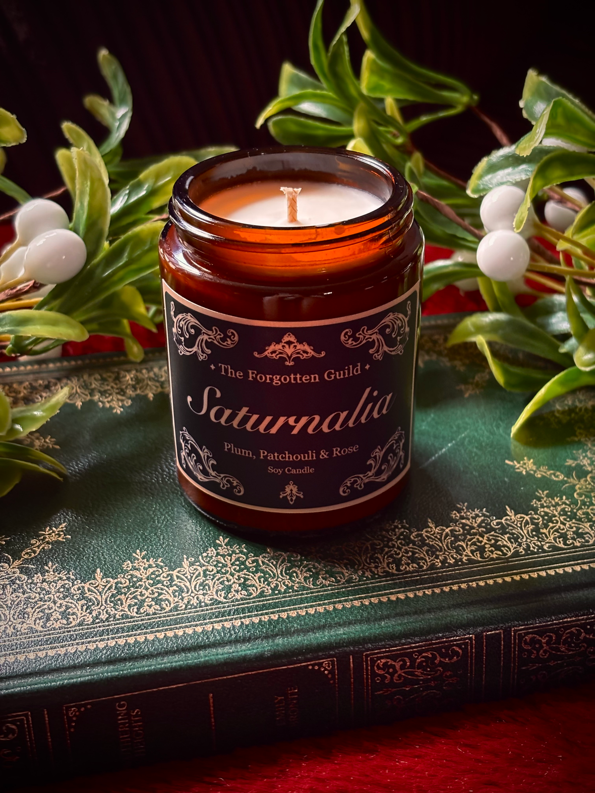 Saturnalia - Scented Soy Candle, Plum and Patchouli