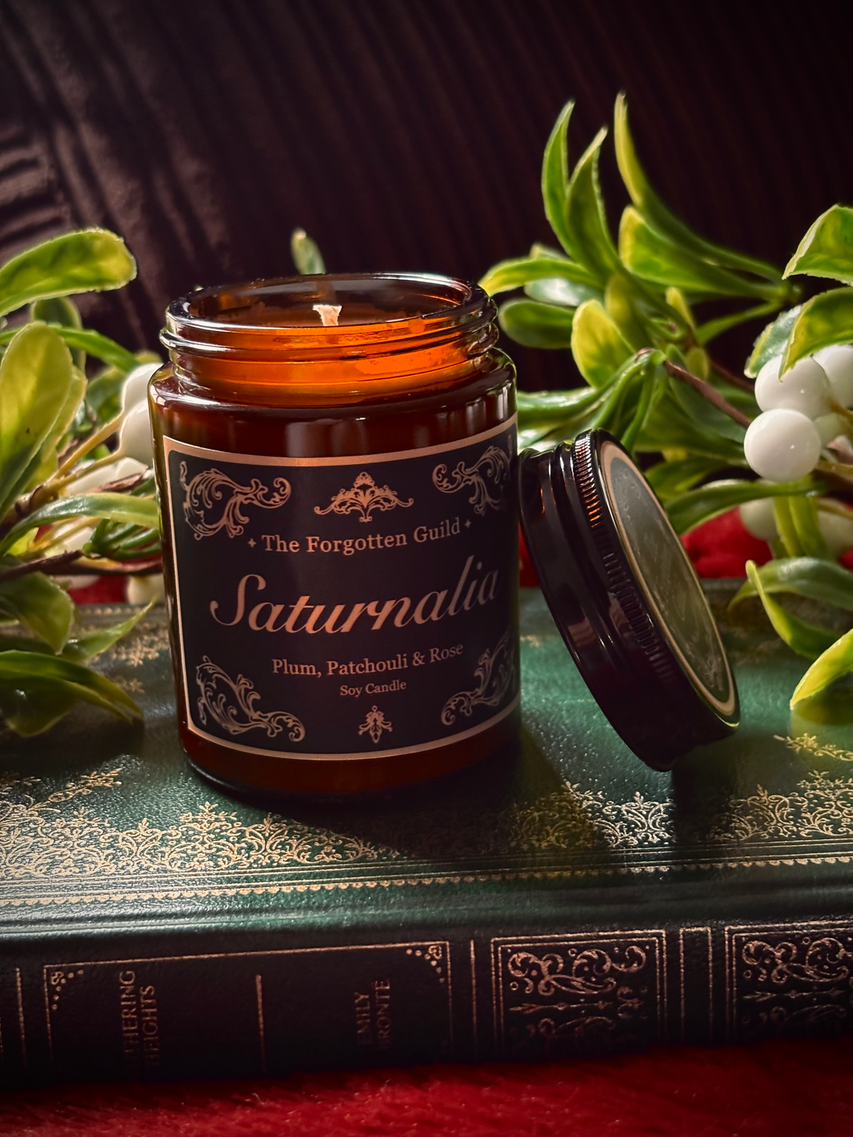 Saturnalia - Scented Soy Candle, Plum and Patchouli