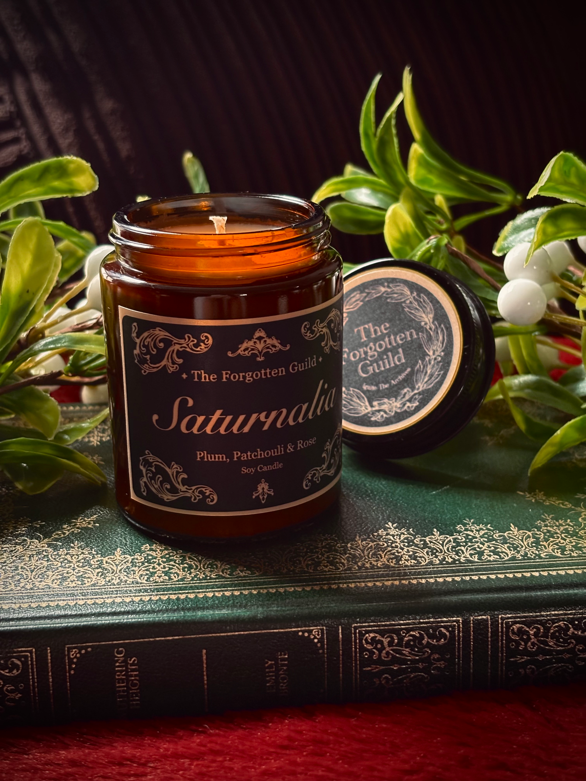 Saturnalia - Scented Soy Candle, Plum and Patchouli