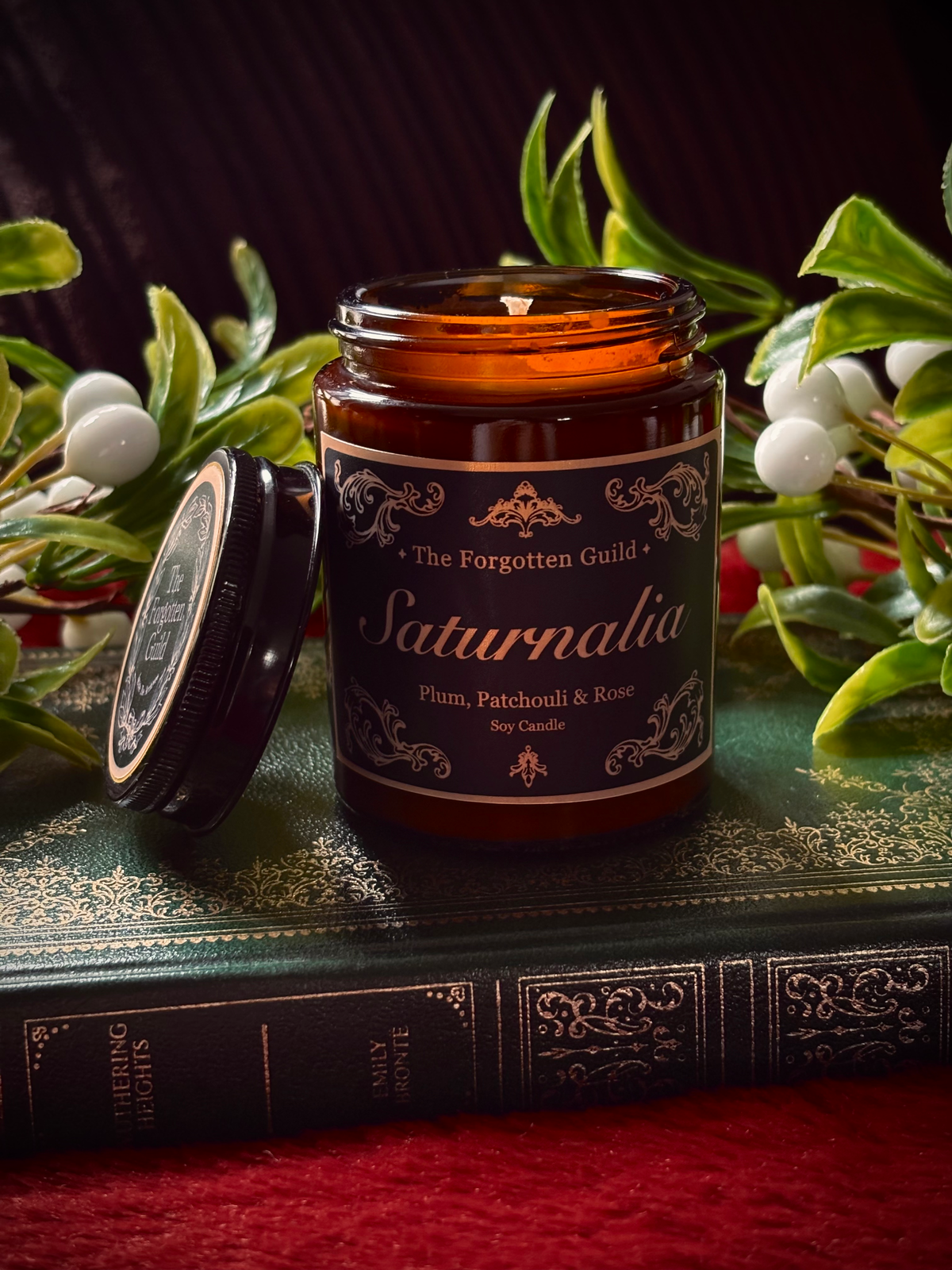 Saturnalia - Scented Soy Candle, Plum and Patchouli