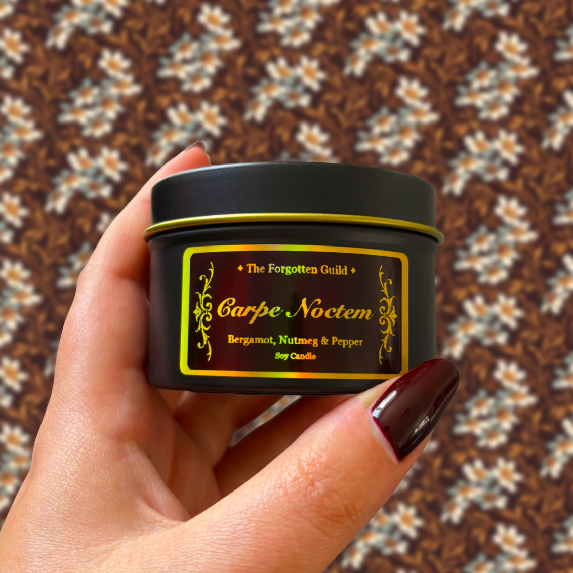 Carpe Noctem - Scented Soy Candle, Bergamot and Pepper