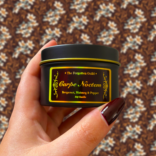 Carpe Noctem - Scented Soy Candle, Bergamot and Pepper