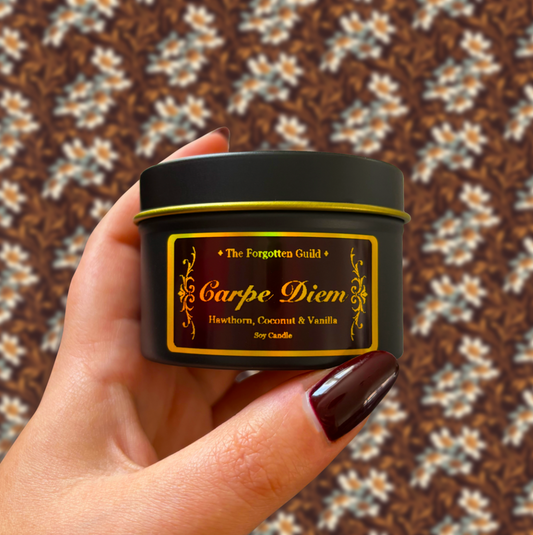 Carpe Diem - Scented Soy Candle, Hawthorn and Coconut