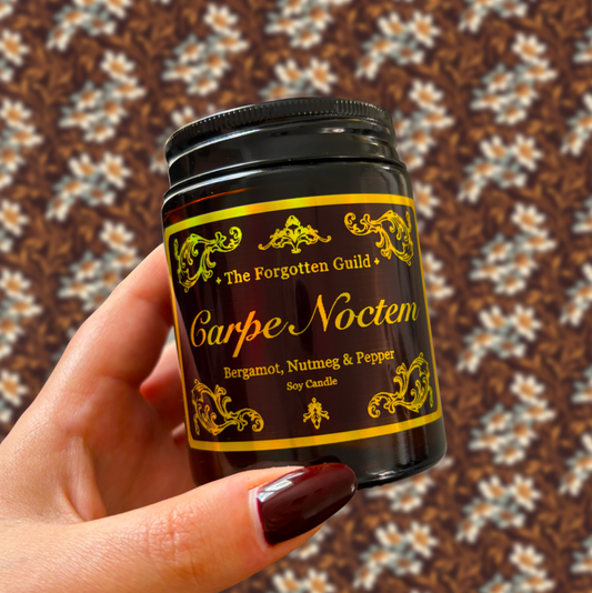 Carpe Noctem - Scented Soy Candle, Bergamot and Pepper