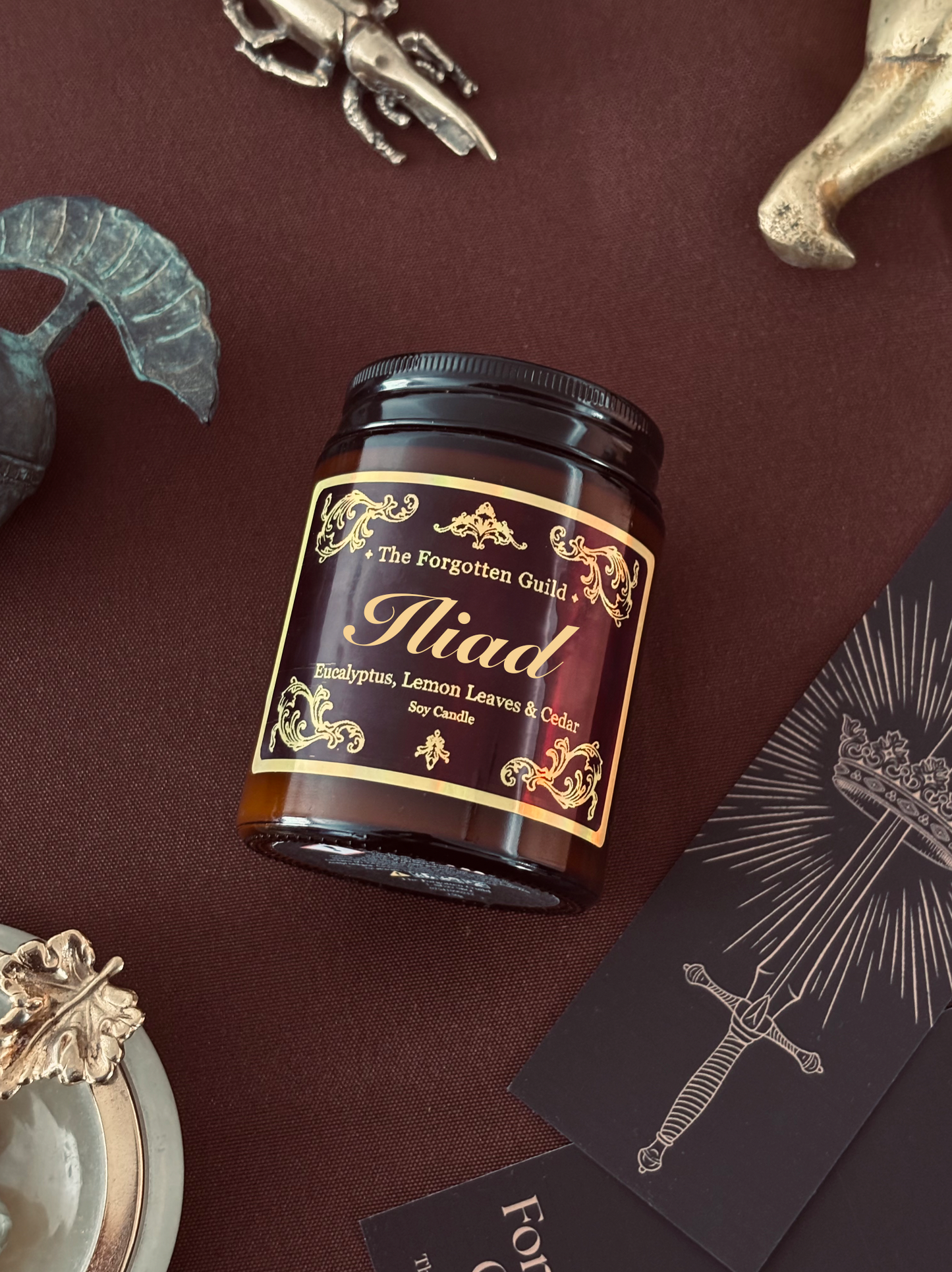 Iliad - Scented Soy Candle, Eucalyptus and Cedar