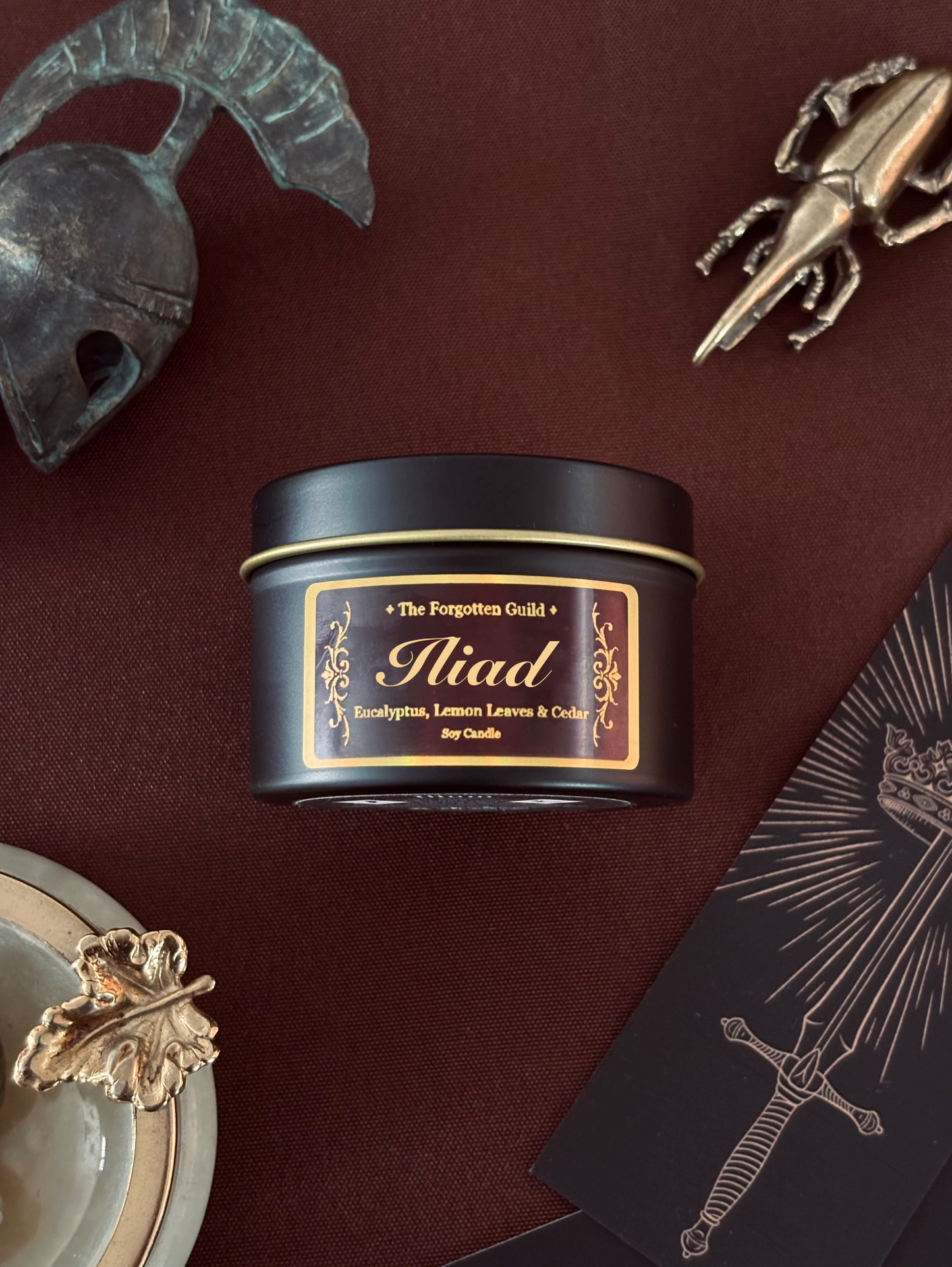 Iliad - Scented Soy Candle, Eucalyptus and Cedar