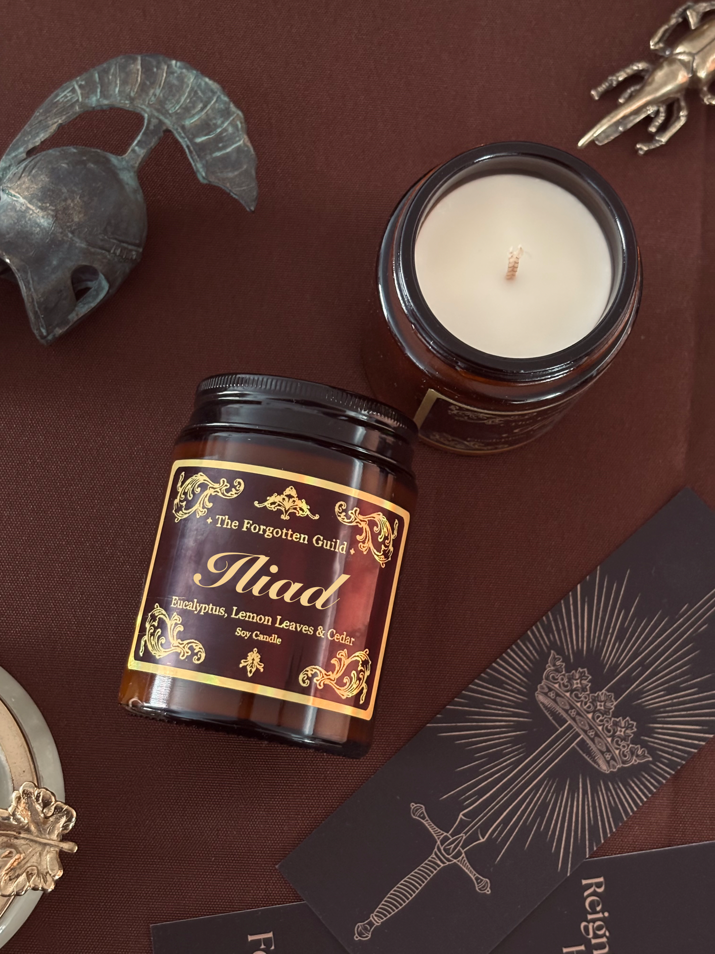 Iliad - Scented Soy Candle, Eucalyptus and Cedar