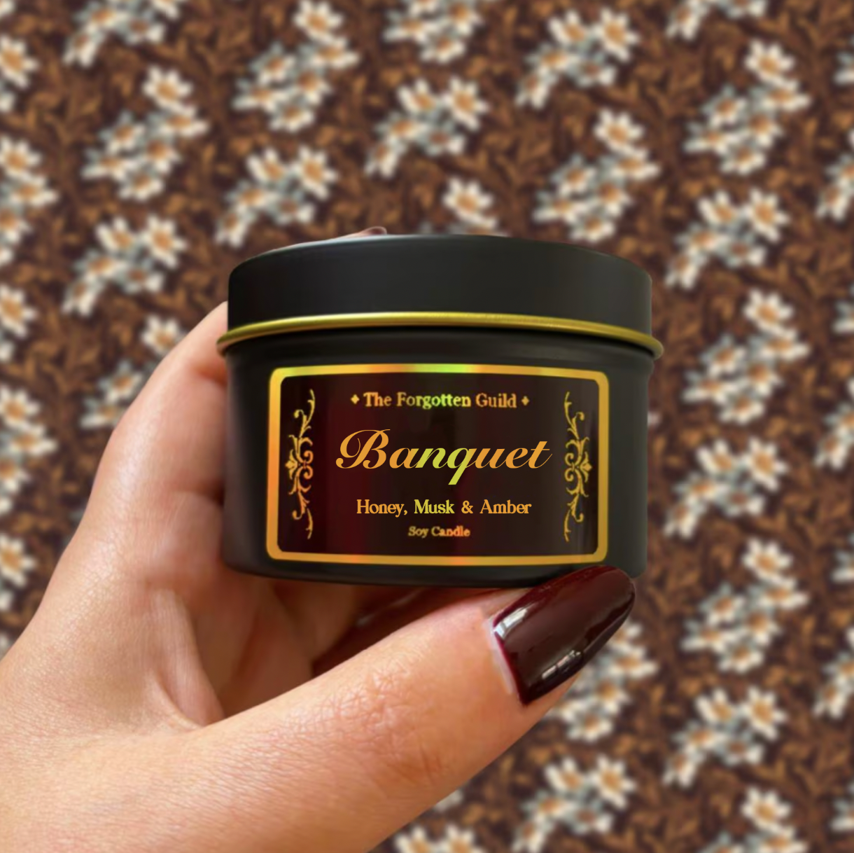 Banquet - Scented Soy Candle, Honey and Musk