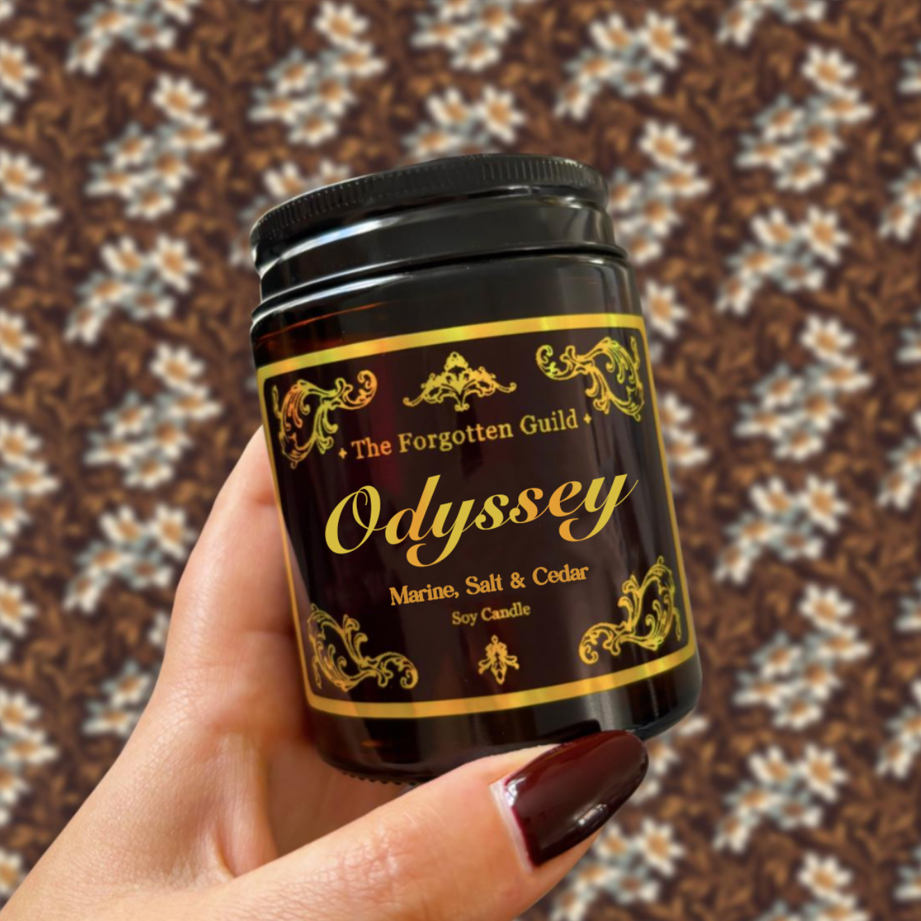 Odyssey - Scented Soy Candle, Marine and Salt