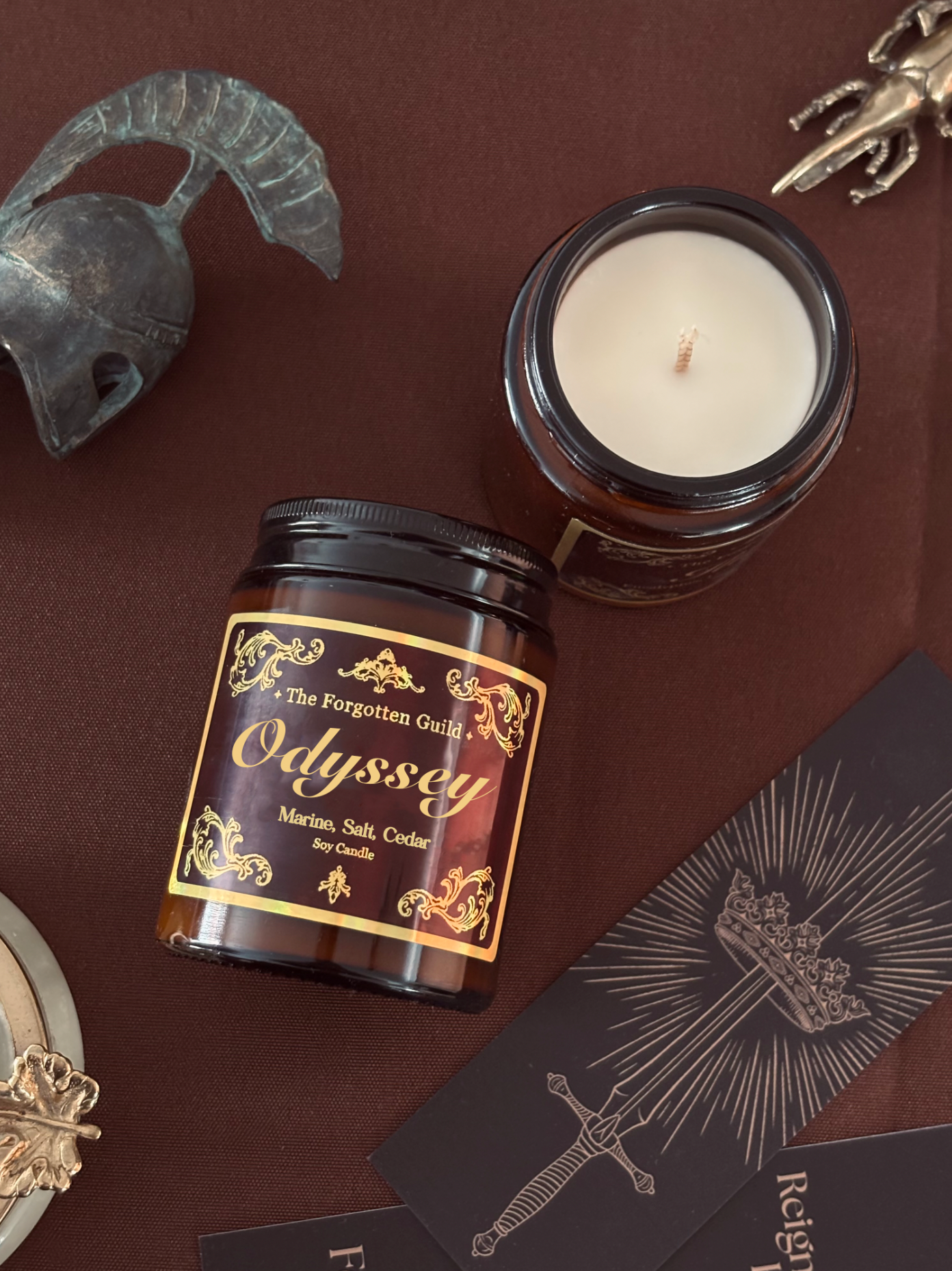 Odyssey - Scented Soy Candle, Marine and Salt
