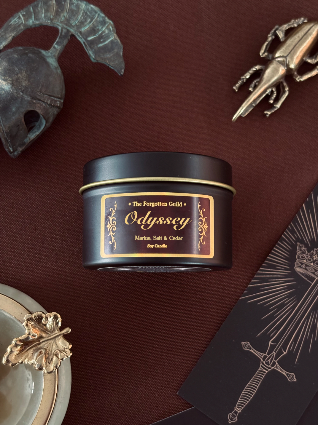 Odyssey - Scented Soy Candle, Marine and Salt