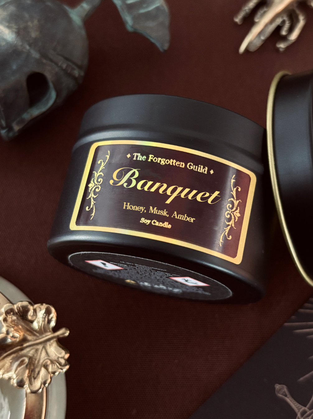 Banquet - Scented Soy Candle, Honey and Musk