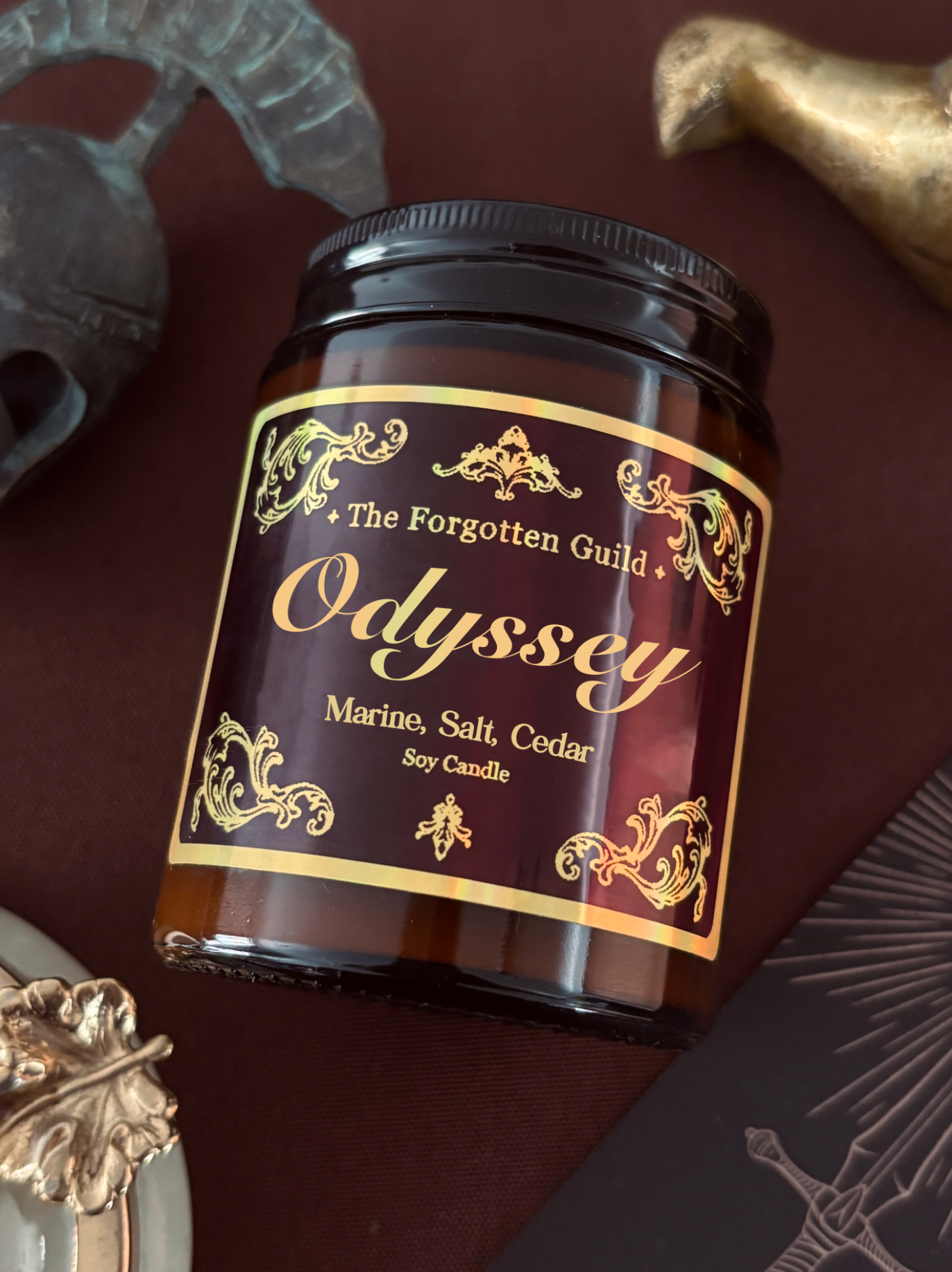 Odyssey - Scented Soy Candle, Marine and Salt